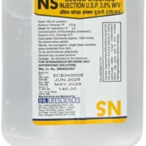 STERILE 3% NS 500ML