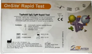 CTK- typhoid igg igm rapid test kit