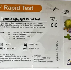 CTK- typhoid igg igm rapid test kit