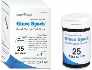 gluco spark blood glucose strips