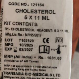 ERBA SYS CHOLESTEROL KIT